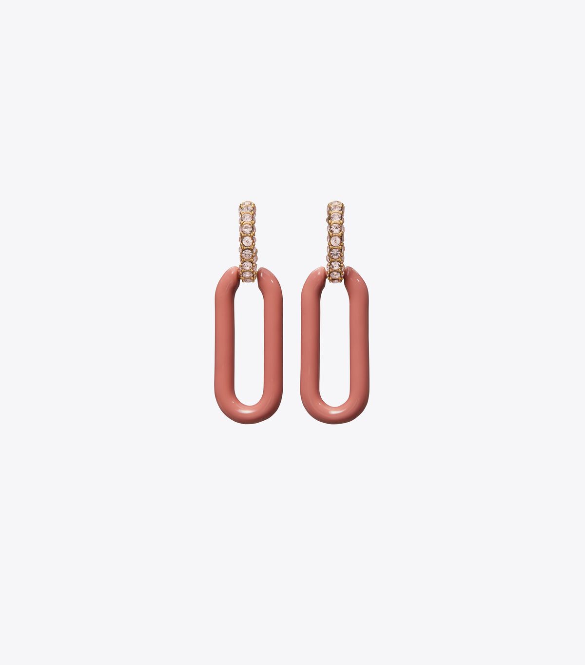 Gold Tory Burch Roxanne Link Women's Earrings | OUTLET-42590679