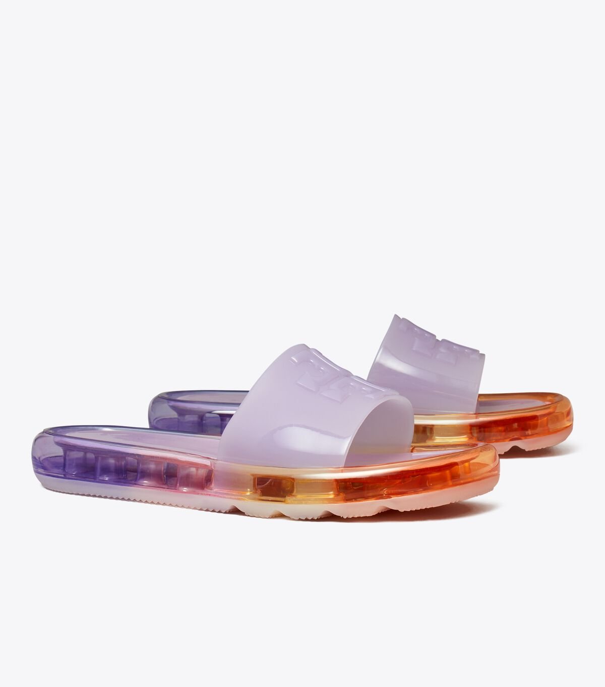 Lavender / Multicolor Tory Burch Bubble Jelly Women's Sandals | OUTLET-87630129