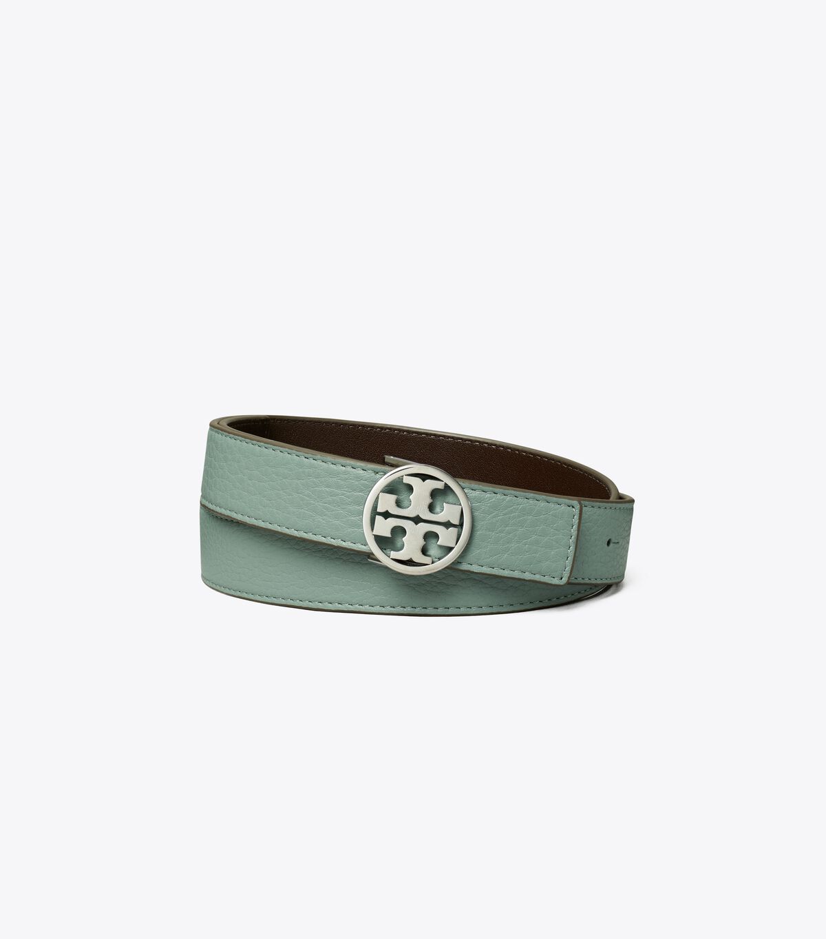 Light Blue Tory Burch 1" Miller Reversible Women's Belts | OUTLET-45679209