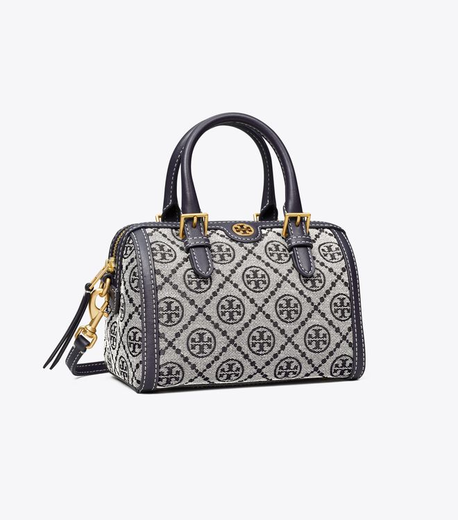 Navy Tory Burch Mini T Monogram Women's Crossbody Bags | OUTLET-01653979