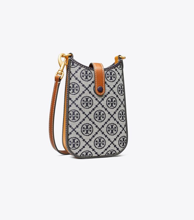 Navy Tory Burch T Monogram Women's Crossbody Bags | OUTLET-25684179