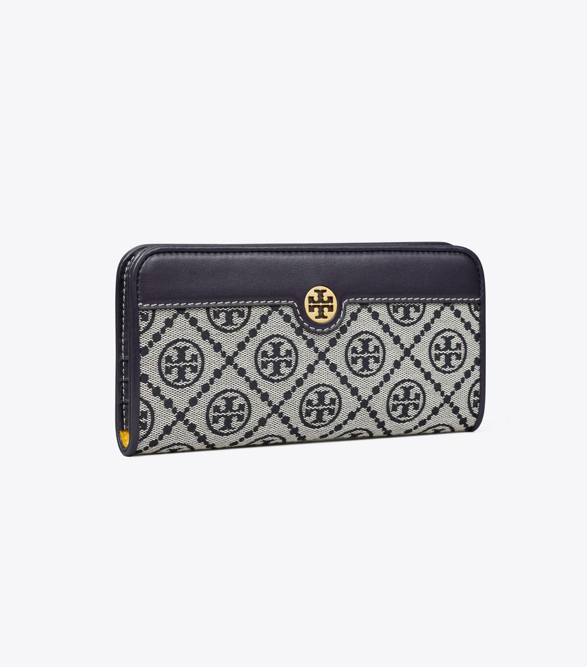 Navy Tory Burch T Monogram Women's Wallets | OUTLET-20856139