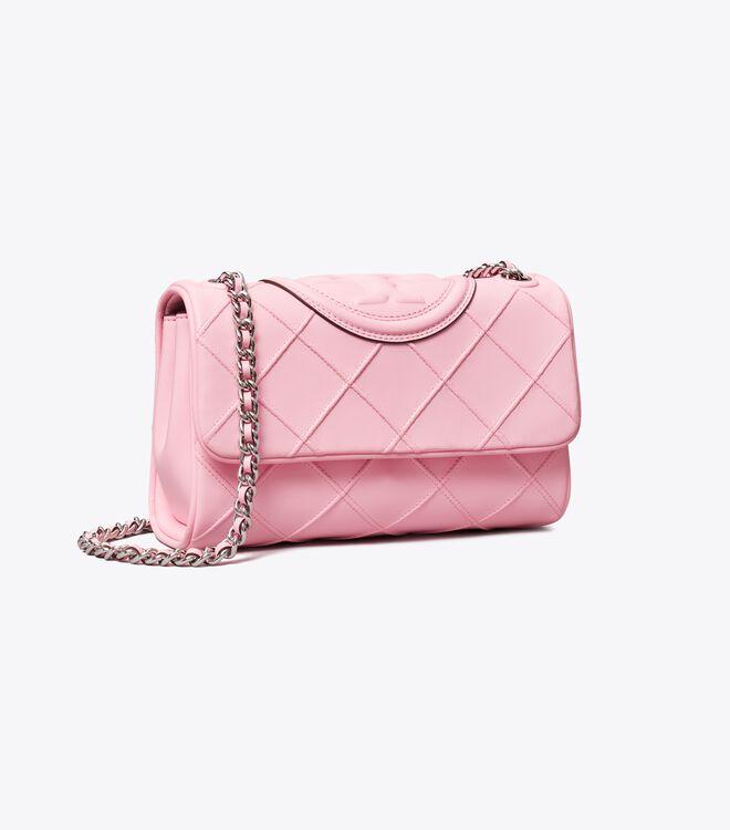 Pink Tory Burch Small Fleming Soft Convertible Women's Shoulder Bags | OUTLET-68430979