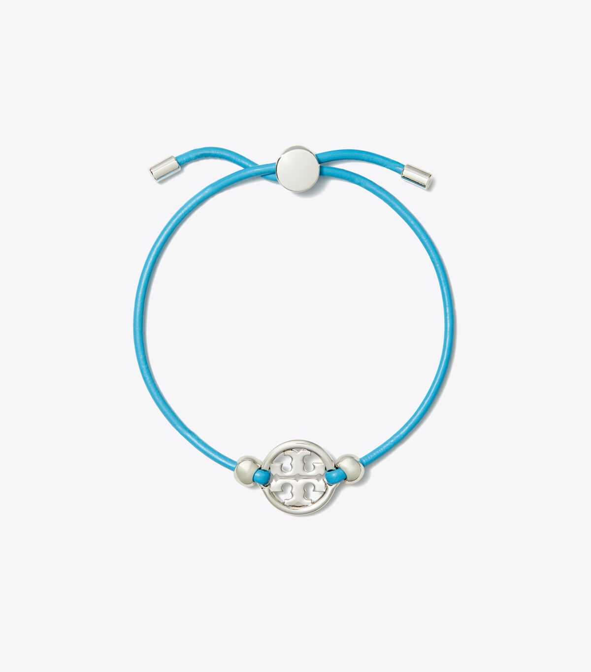 Silver / Blue Tory Burch Miller Slider Women's Bracelet | OUTLET-14528969