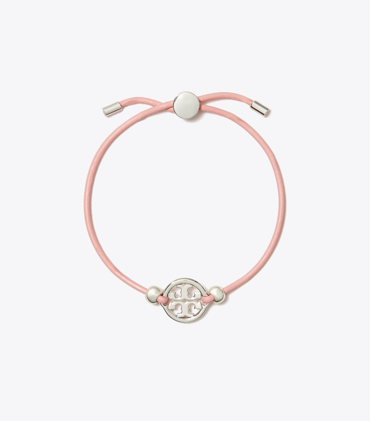 Silver / Pink Tory Burch Miller Slider Women's Bracelet | OUTLET-62958139