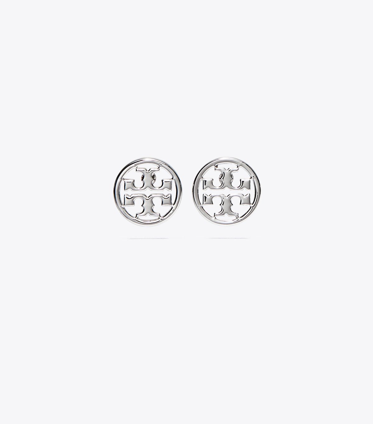 Silver Tory Burch Miller Stud Women's Earrings | OUTLET-26845709