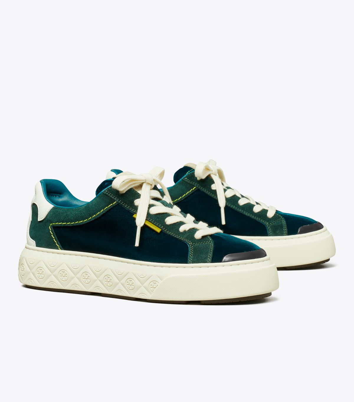 Turquoise / Light Grey Tory Burch Ladybug Women's Sneakers | OUTLET-14690389