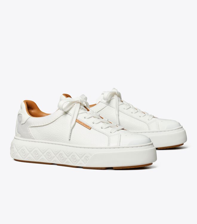 White Tory Burch Ladybug Women's Sneakers | OUTLET-54370989