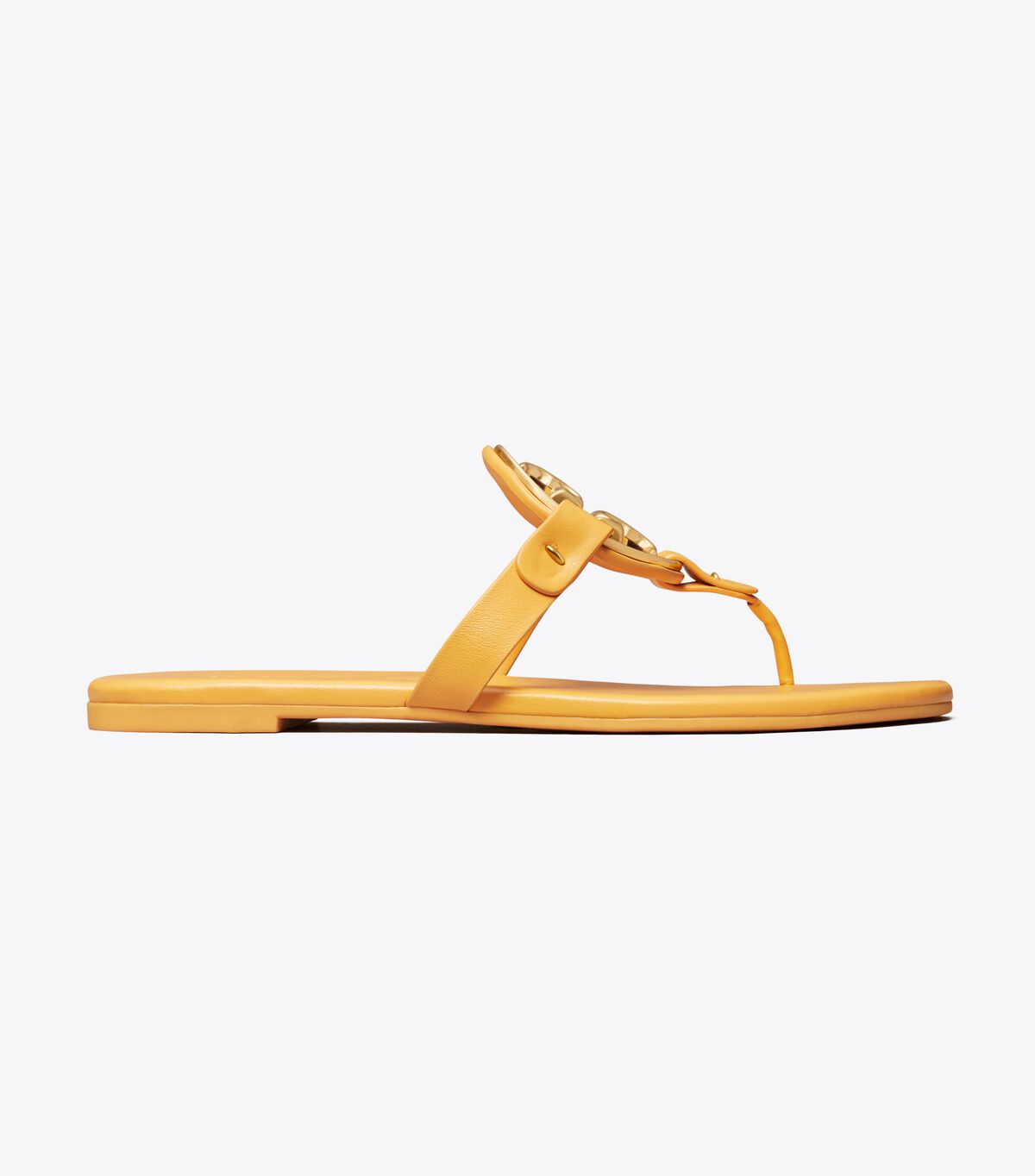 Yellow Tory Burch Metal Miller Soft Women's Sandals | OUTLET-69572419